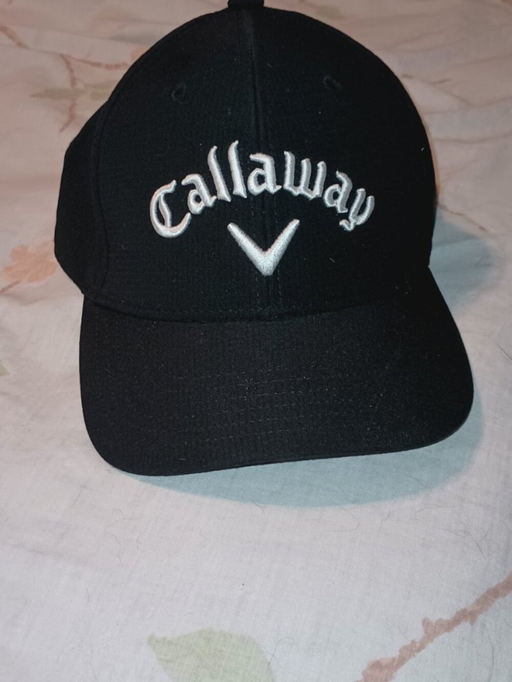 NWOT Callaway Odyssey Heritage Twill Adjustable Hat Black w/White